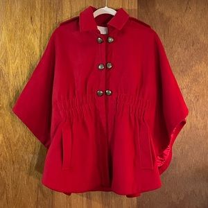 American Rag Red Cape Coat